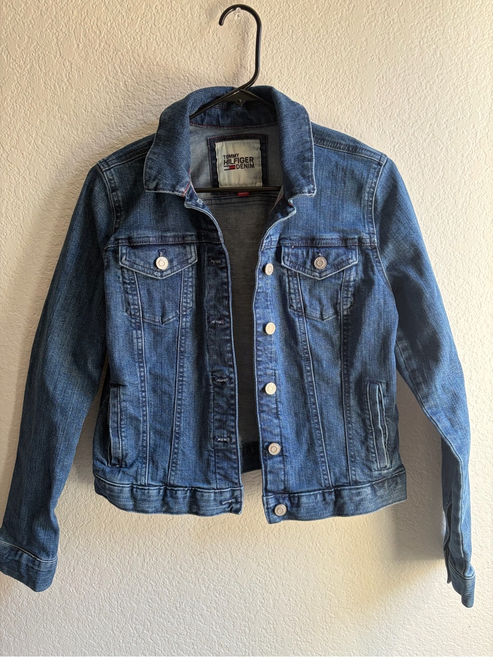 Tommy Hilfiger Medium Blue Denim Trucker Jacket